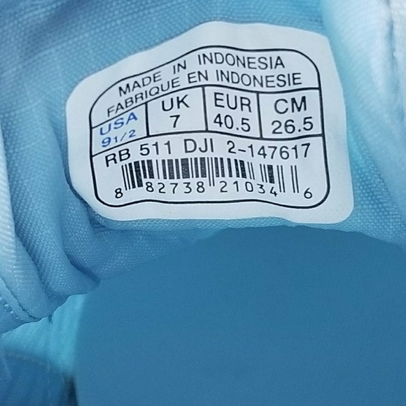 Rbk Ballet Baby Blue Lace Ribbon Sneakers - Picture 11 of 11